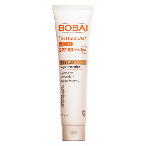 BOBAI SUNSCREEN CREAM SPF 80+ LIGHT COLOR TINTED HIGH PROTECTION 60 GM